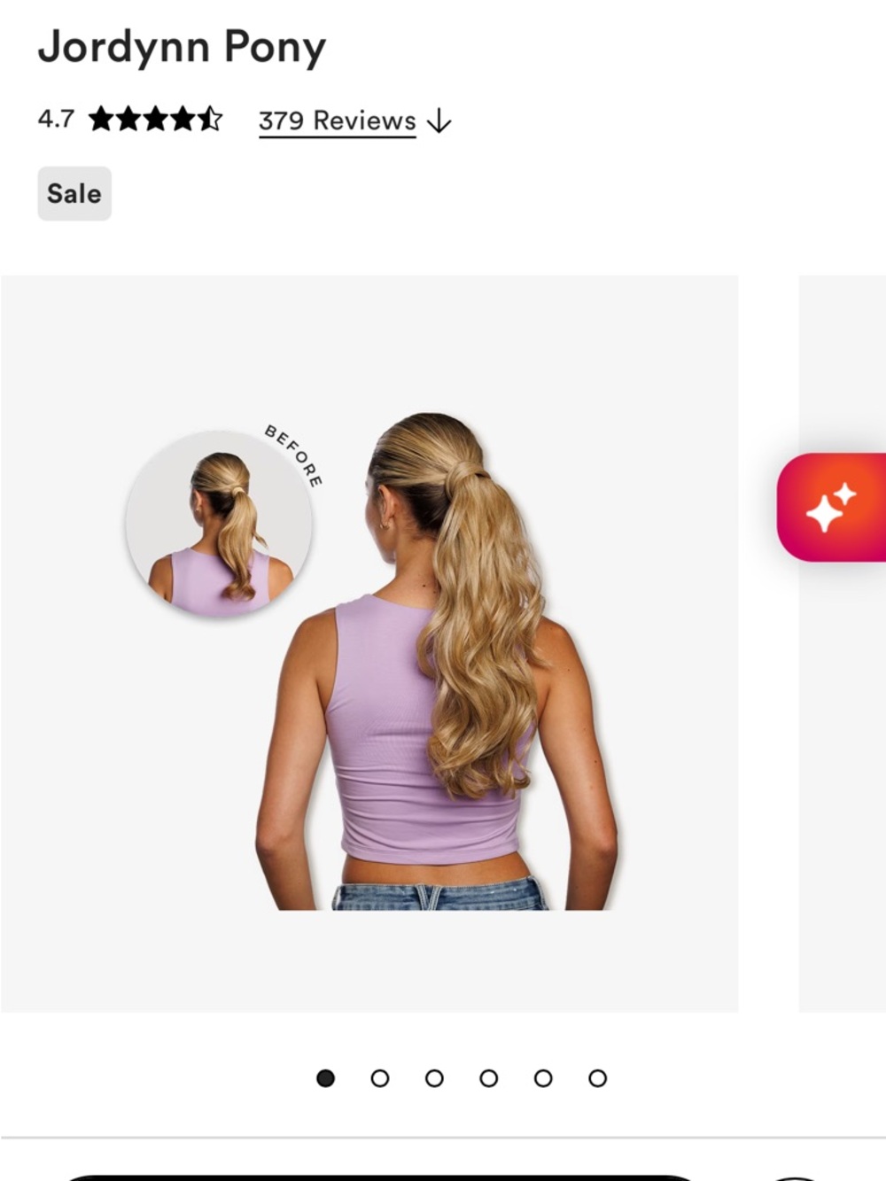 Jordynn Pony - Long Wavy Clip-In Ponytail in honey